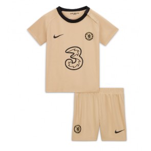 Chelsea babykläder Tredje Tröja barn 2022-23 Korta ärmar (+ Korta byxor)